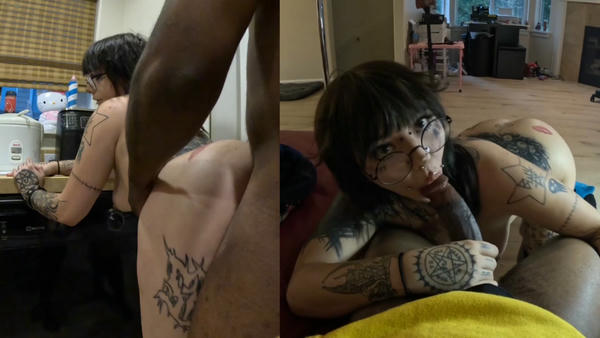BBC Pounds Goth Triplexceleste In The Kitchen Porn Video